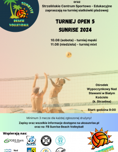 Turniej Open 5 Sunrise - turniej męski